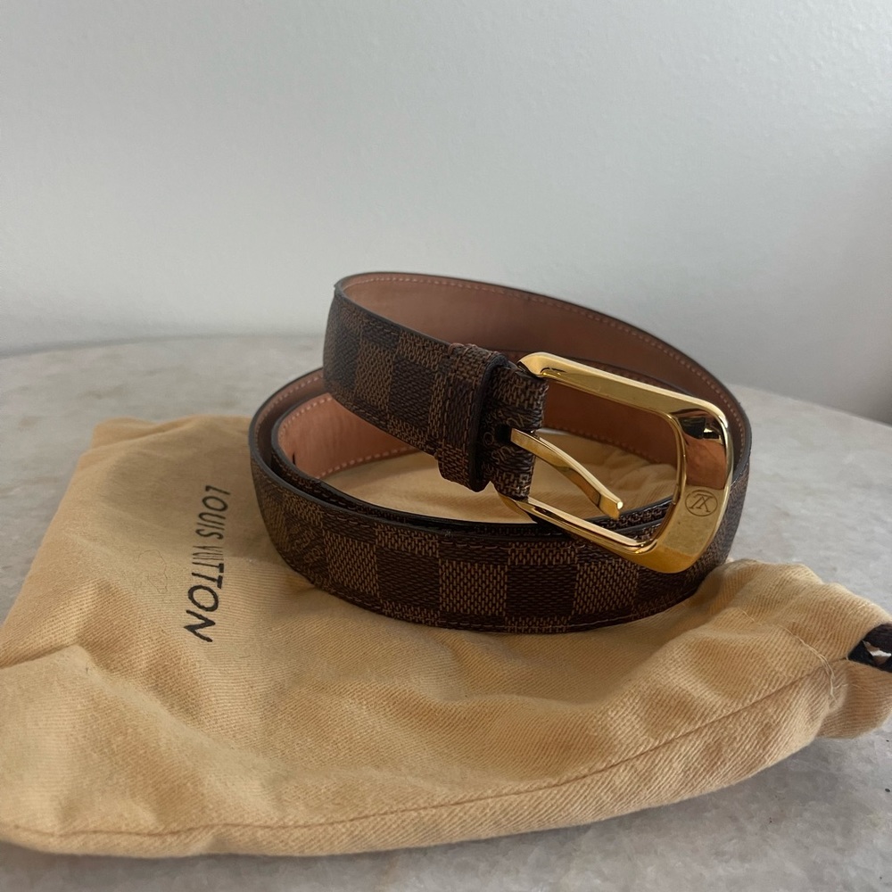 LOUIS VUITTON CLASSIC BELT - GUARANTEED AUTHENTIC